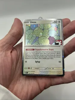 Ditto 132/165 Cosmos Holo Prize Pack Stamped Series 6 Pokemon TCG 151 Mew - Image 4