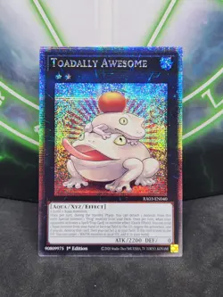 Yugioh Toadally Awesome RA03-EN040 Quarter Century Secret Rare NM - Image 1