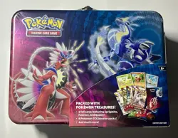 (Factory Sealed) Koraidon & Miraidon Collector Treasure Chest Tin 2023 Pokemon - Image 1
