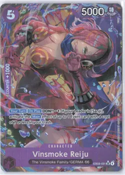 Vinsmoke Reiju (Alternate Art) EB03-031 Extra Booster: One Piece Heroines - NM - Image 1