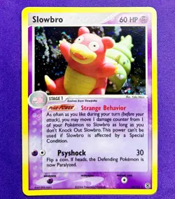 Slowbro | 14/112 | FireRed & LeafGreen | 2004 Vintage Pokemon Card | Holo LP/NM - Image 1