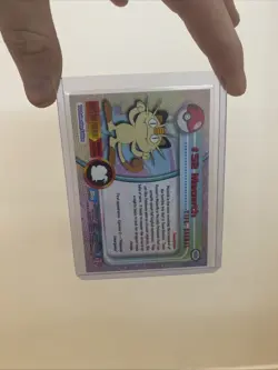 Pokemon Meowth Topps #52 Holographic Prismatic Foil Trading Card - Image 5