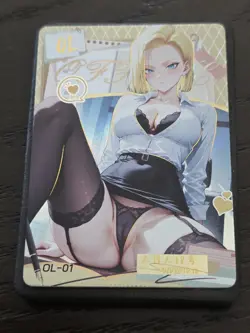 Android 18 OL-01 Illustration Femme Fatale Card Set Dragon Ball - Image 1