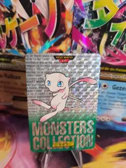 Pokemon Karte Card carddass Monsters collection Green 1996 japanese Mew Prism Ex - Image 1
