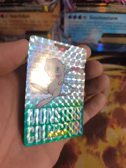 Pokemon Karte Card carddass Monsters collection Green 1996 japanese Mew Prism Ex - Image 3
