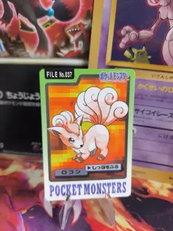 Pokemon Karte Card Pocket Monsters Carddass 1997 japanese Vulpix NM - Image 1