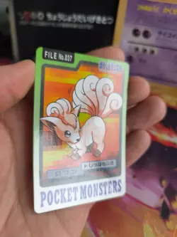 Pokemon Karte Card Pocket Monsters Carddass 1997 japanese Vulpix NM - Image 3