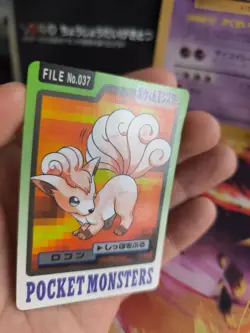 Pokemon Karte Card Pocket Monsters Carddass 1997 japanese Vulpix NM - Image 5