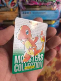 Pokemon Karte Card carddass Monsters collection Green 1996 japan Charmander NM - Image 3