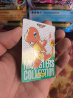 Pokemon Karte Card carddass Monsters collection Green 1996 japan Charmander NM - Image 4
