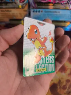 Pokemon Karte Card carddass Monsters collection Green 1996 japan Charmander NM - Image 5