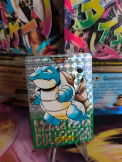 Pokemon Karte Card carddass Monsters collection Green 1996 Blastoise VG- Prism - Image 1