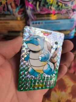 Pokemon Karte Card carddass Monsters collection Green 1996 Blastoise VG- Prism - Image 2