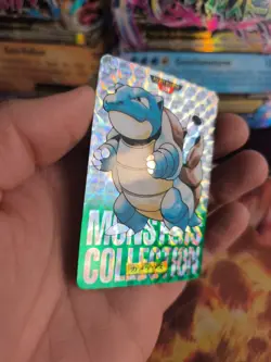 Pokemon Karte Card carddass Monsters collection Green 1996 Blastoise VG- Prism - Image 4