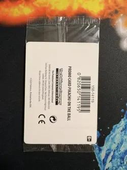 Pokemon Pikachu TCG Promo Card On the Ball Futsal, 001/005, Sealed - Image 2