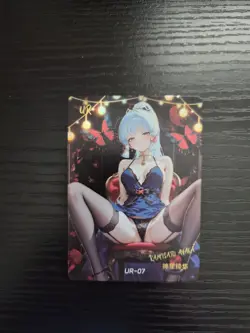 Goddess Story Femme Fatale Waifu Card - Genshin Impact - Kamisato Ayaka - UR-07 - Image 1
