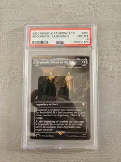 Argonath, Pillars of the Kings - The Ozolith FOIL Borderless 351 MTG - PSA 8 - Image 1