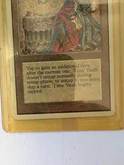 MTG 1x Time Vault LP Unlimited Edition Magic the Gathering Reserved List - Image 3