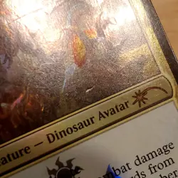 1x Gishath, Sun's Avatar, Foil, Promo 0011, Magic, MTG LP Small Ding - Image 3