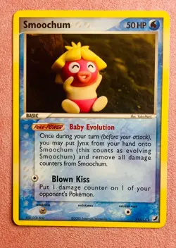 Smoochum | 31/115 | EX Unseen Forces | 2005 Yuka Morii Pokemon TCG Card | LP - Image 1