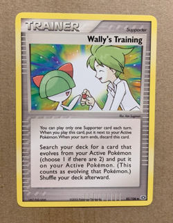 Wally's Training 85/106 EX Emerald - Uncommon Pokemon Card - NM/Mint - Image 1