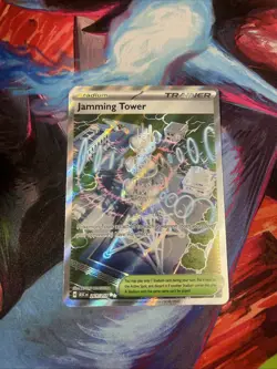 Jamming Tower Full Art Ultra Rare 261/217 Pokemon Ascended Heroes English NM - Image 1