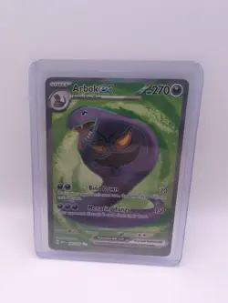 Arbok ex 185/165 Illustration Rare IR - Pokemon 151 - Full Art NM - Image 1