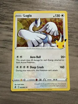 Lugia Pokemon Celebrations 22/25 Holo Rare NM - Image 1