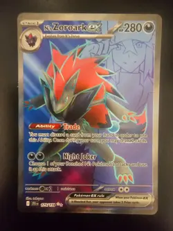 Pokemon TCG - N's Zoroark ex 175/159 Sv09: Journey Together Ful Art NM - Image 1