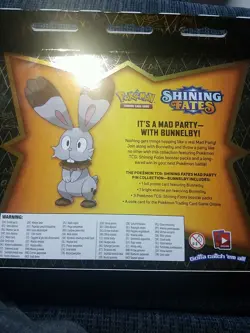 🔥Pokemon TCG Shining Fates Mad Party Collection Bunnelby💥🔥 - Image 2