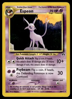 Espeon #20 - Pokemon Neo Discovery WOTC - NM - Image 1