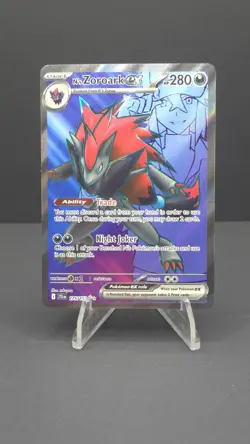 Pokemon TCG N's Zoroark ex 175/159 Sv09: Journey Together Holo - Image 1