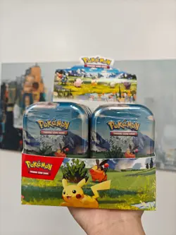 Pokemon TCG Ascended Heroes MINI TIN DISPLAY BOX Factory Sealed 10x Tins - Image 1