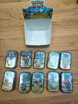 Pokemon TCG Ascended Heroes MINI TIN DISPLAY BOX Factory Sealed 10x Tins - Image 2