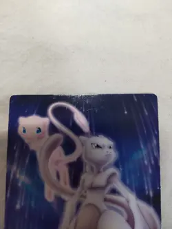 [LP+] Mewtwo & Mew Japanese Zukan Carddass Nintendo Pokemon Card 8316 - Image 2