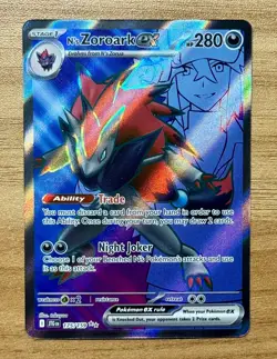 Pokemon N's Zoroark EX 175/159 Journey Together Full Art TCG - NM/Mint - Image 1