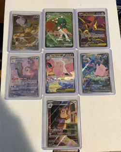 Pokemon Perfect Order Lot of 7 SIR Illustration Rare’s Mega Clefable EX Etc.. - Image 1