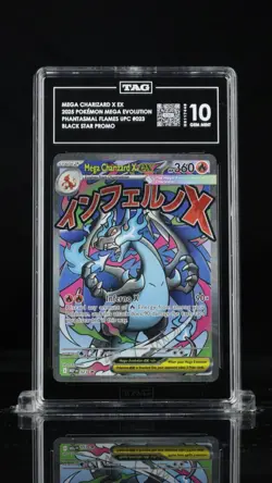 Mega Charizard X ex 2025 Pokemon Black Star Promo TAG 10 #023 - Image 1