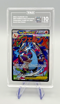 Mega Charizard X ex 2025 Pokemon Black Star Promo TAG 10 #023 - Image 4