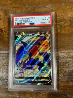 POKEMON 2022 Astral Radiance Full Art GARCHOMP V #178 PSA 10 Gem Mint RARE - Image 1