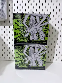 2X Pokemon TCG Mega Evolution Perfect Order Pokemon Center Elite Trainer Box ETB - Image 1