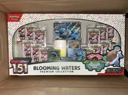 Pokemon TCG Scarlet & Violet 151 Blooming Waters Premium Collection Set Sealed - Image 1