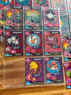 Vintage Pokemon Cards POKETRIVIA CARDS Mewtwo Strikes Back Movie Scenes - Image 2