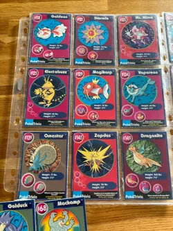 Vintage Pokemon Cards POKETRIVIA CARDS Mewtwo Strikes Back Movie Scenes - Image 3