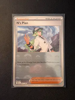 N's Plan 083/086 Sv: Black Bolt Pokeball Holo NM/M Pokemon TCG - Image 1
