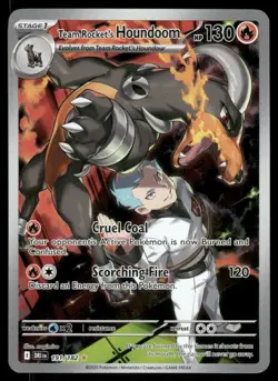 Pokemon Cards Team Rocket's Houndoom 191/182 Destined Rivals NM - Image 1