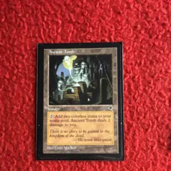 Magic: The Gathering Ancient Tomb x3 Land Cards Colin MacNeil English - Image 1