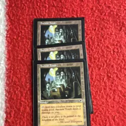 Magic: The Gathering Ancient Tomb x3 Land Cards Colin MacNeil English - Image 2
