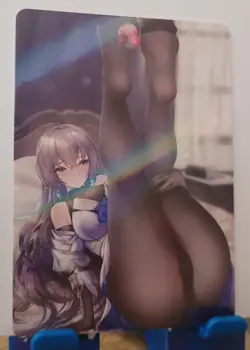 Bronya Rand Honkai Goddess Story Peach Blossom Dew Card Waifu FEET - Image 2