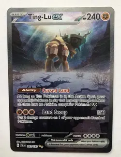 Pokemon TCG Ting-Lu ex 263/193 Special Illustration Rare - Paldea Evolved - NM - Image 1